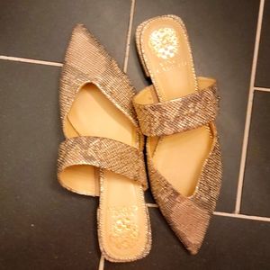 Vince Camuto, size 9 snake skin mules